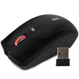 Mouse Sem Fio Óptico Wireless 2.4ghz 1600dpi Usb para Computador Notebook Pc Tv Smart