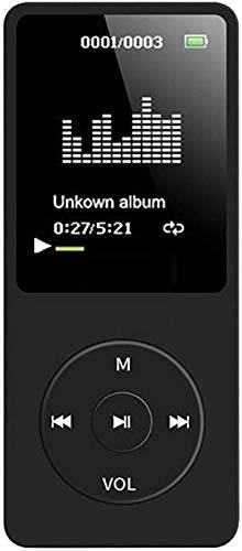 Mini MP3 MP4 Player Digital portatil,Preto