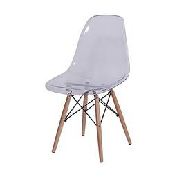 Cadeira Eames Wood Transparente Pc Or Design 1101b