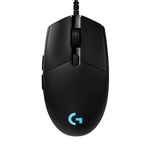 Mouse Gamer Logitech G PRO HERO RGB LIGHTSYNC, 6 Botões Programáveis e Sensor HERO 25K