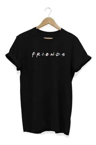 Camiseta Unissex Tshirt Camisa Friends Série (P, Preta)