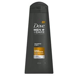 Shampoo 2 em 1 Cafeína Fortificante mais Cálcio Dove Men+Care Força Resistente Frasco 400ml, Dove