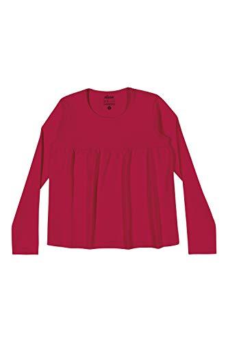 Blusa em cotton confort, Elian, Meninas, Vermelho, 2