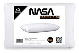 Travesseiro Nasa Alto Scout-x Tecnologia Fios de Carbono Anti-estresse D50 100% Visco - Lar Conforto