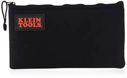 Klein Tools Bolsa com zíper 5139PAD, bolsa de ferramentas de nylon Cordura com enchimento em camadas para proteção e fechamento com zíper, 30 cm, preta