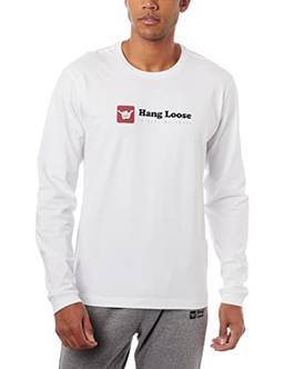 Hang Loose Silk Ml Loslogos, Camiseta Básica Masculino, Branco (White), M