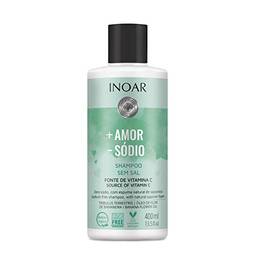 Shampoo Mais Amor, Menos Sódio 400 ml, INOAR, NA