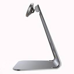 SOLUSTRE Suporte de mesa para tablet Suporte magnético de telefone suporte giratório em liga de alumínio