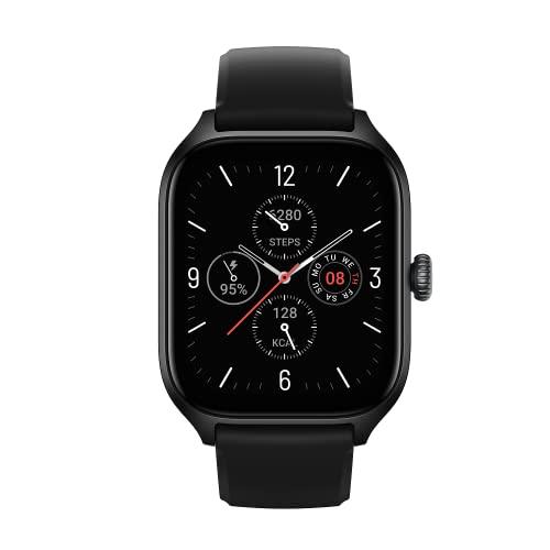 Novo Amazfit GTS 4 Smartwatch com Alexa Modos esportivos de 8 dias de vida útil da bateria Smart Watch Zepp App para telefone Android IOS (Preto)