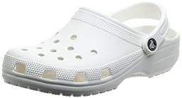 Crocs Classic Tamanco, Unissex Adultos, Branco (White), 36