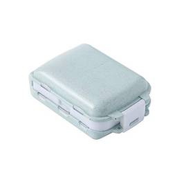 Healifty - Caixa de comprimidos para armazenar medicamentos em viagens (azul)