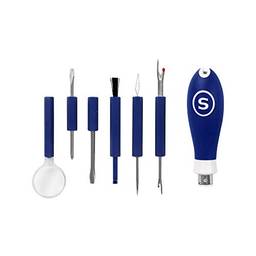SINGER 47300 Sewer's Mate Multi Tool – 11 ferramentas em um estojo de armazenamento, azul