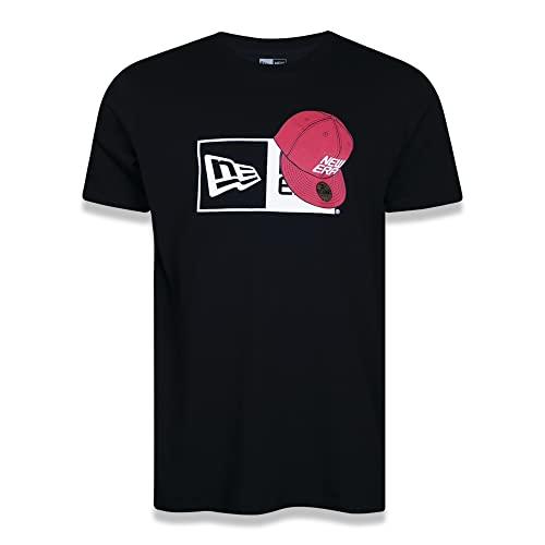 Camiseta Core Cap Box, Masculino, New Era, Preto, P