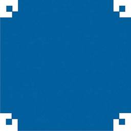 Papel Verniz Espelho 50x60 Azul Escuro V.M.P., Multicor, pacote de 40