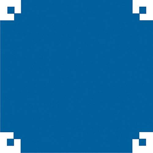 Papel Verniz Espelho 50x60 Azul Escuro V.M.P., Multicor, pacote de 40