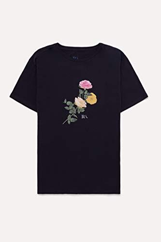 Camiseta Estampada Rosa 3D, Reserva, Masculino, Preto, GG