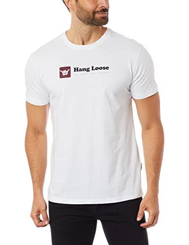 Hang Loose Silk Mc Loslogos, Camiseta Básica Masculino, Branco (White), P