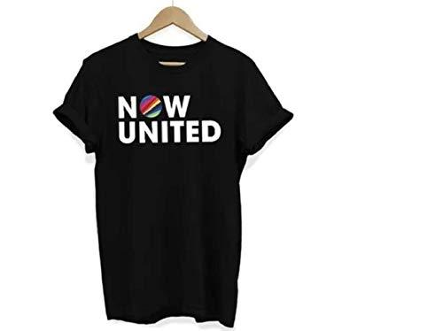 Camisa T-shirt Feminina Banda Music Now United Integrantes (G, Preto)
