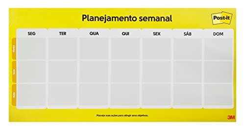 3M, Post-it, Calendário Semanal - 2 Blocos