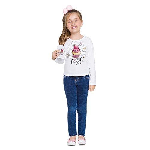 Camiseta Infantil Menina Cupcake
