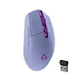 Mouse Gamer Sem Fio Logitech G305 LIGHTSPEED com 6 Botões Programáveis e Até 12.000 DPI - Lilás