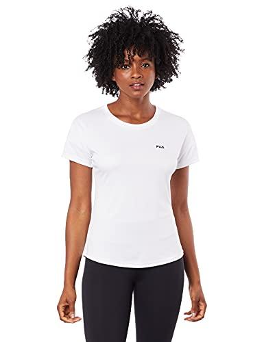 Camiseta Basic Sports, Feminino, Branco/Preto, P, Fila