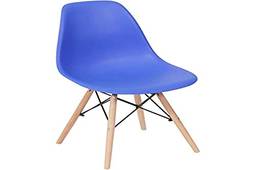 Cadeira De Jantar Eames Wood Azul Escura 1102b Or Design