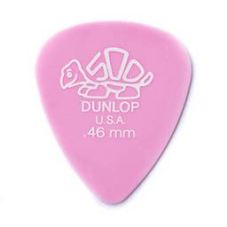 Dunlop 41P.46 Delrin®, rosa claro, 0,46 mm, pacote com 12 jogadores