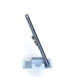 Suporte de Mesa para Celular ou Tablet serve em todos os aparelhos - Modelo Quadrado (Branco)