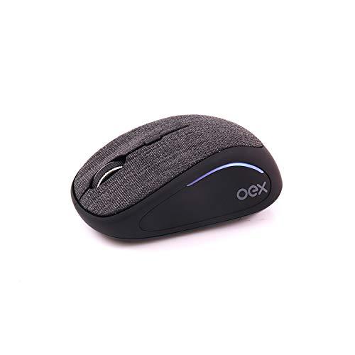 OEX Mouse Bluetooth e Wireless 1600 Dpi Tiny MS601 - Cinza