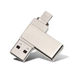 Pen Drive USB para iPhone, USB 3.0 memória de alta velocidade, armazenamento externo para iPad/PC/laptops (256 GB)