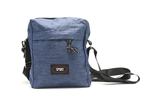 Bolsa Pochete Shoulder Bag Tira Colo Transversal Necessaire (Azul)