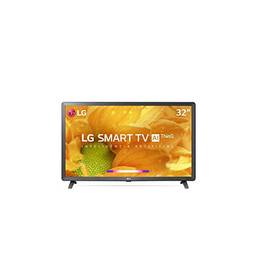 Smart TV LG LCD 32” com Comandos de Voz, WebOS 4.5, Upscaler HD, HDR Ativo e Wi-Fi Preta - 32LM625BPSB