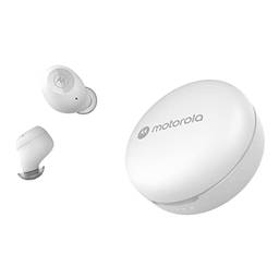 Fone Bluetooth Carregamento sem Fio Motorola Moto Buds 250 - Branco