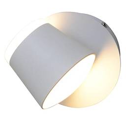 Uonlytech Lâmpada de Parede de LED Branco 360 ° Rotação Arandela Cabeceira Luz Da Noite Da Lâmpada Montado CONDUZIU a Lâmpada para Corredor Sala de Estar Quarto
