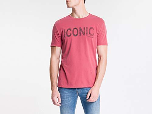 Camiseta Básica, Calvin Klein, Masculino, Vermelho Escuro, GGG