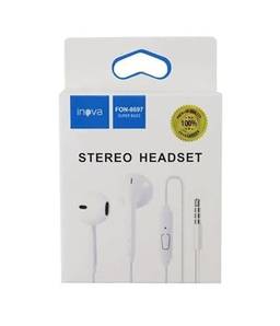 Fone de Ouvido Stereo Headset in-ear com Microfone Embutido Cor:Branco