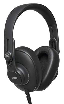 AKG Pro Audio K361 Fones de ouvido circum-auriculares, fechados, dobráveis para estúdio