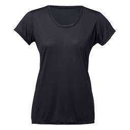 Camiseta C/Recorte Basico, She, Feminino, Preto, M