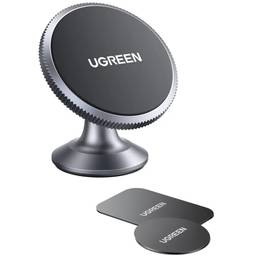 UGREEN Car Phone Holder Magnetic Dashboard Mobile Mount 2 Metal Plates Compatible with iPhone 13 Pro/13 Pro Max/13/13 mini/iPhone 12/11/XR,Samsung S10/S9/S8/A70,Huawei P30/P20,Google Pixel 3a,OnePlus