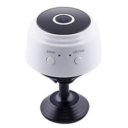 Cucudy A9 1080P Câmera sem fio, Visão noturna, Detecção de movimento 150 Graus, Câmera de segurança doméstica de grande angular (Branco)