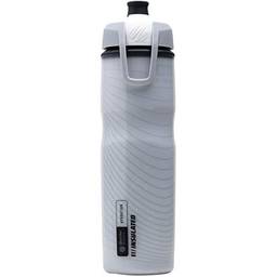 Garrafa de água de compressão térmica Halex BlenderBottle Hydration com canudo, 680 g, branca