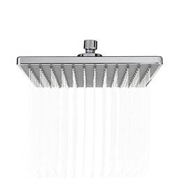 Lavar A Cabeça,Sailsbury Chuveiro de chuva quadrado de 8 polegadas G1 / 2 Cabeça de chuveiro de alta pressão ajustável Cabeça de chuveiro do banheiro Spray Showerhead Polished Chrome Bath Rain Shower