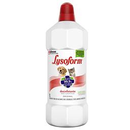 Desinfetante Lysoform Pets Original 1 litro, Unica