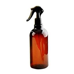 Lurrose Frasco spray de plástico de 500 ml âmbar recarregável, à prova de vazamento, spray de gatilho, óleos essenciais, perfume, aromaterapia, frasco recarregável para limpeza, plantas, cabelo