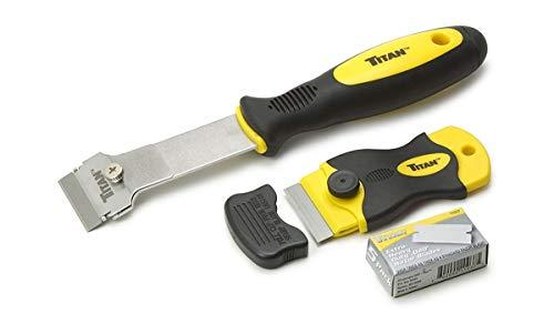 Titan Tools 17002 Conjunto de 2 peças multiuso e mini raspador de barbear, 1 unidade