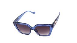 Óculos De Sol Feminino Gatinho Com Proteção Uv 400 Lb-201 (Azul)