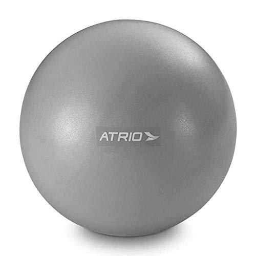 Mini Bola Fitness para Exercícios Material PVC Antiderrapante Cinza Atrio - ES239