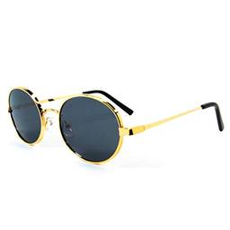 Óculos de sol Hype Street Redondo Retrô Lente com Proteção UV400 Unissex Vazcon