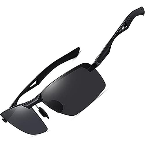 Óculos de Sol Masculinos Polarizados ,Joopin Óculos Esportivos Homems Femininos Estilo de Pesca, Dirigindo , Ciclismo, Beisebol , UV400 Proteção (Preto)
